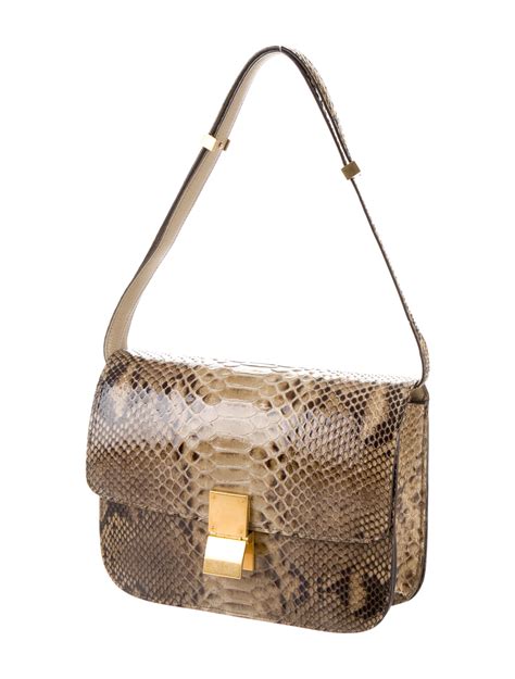 celine python box|Celine purse bag.